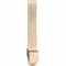 Ekena Millwork Eugene Smooth Timber Gable Bracket, Douglas Fir, 48"W x 24"H x 3 1/2"D x 3 1/2"F, 12/12 Pitch GBW048X24X0404EUG00SDF - alternate 5